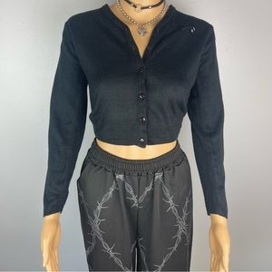 🐉🐉🐉 Black Butterfly Cardigan